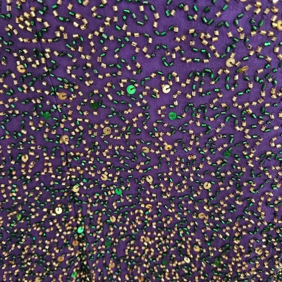 Scala purple sequined backless gown - Picture 5 of 16